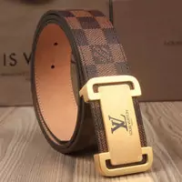 louis vuitton Ceinture cuir auto-ferme 2018 new gold bars mode